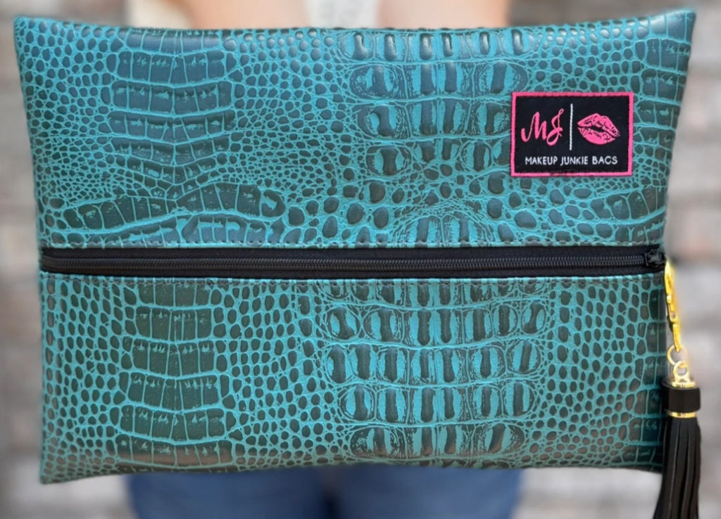 Shades of Jade by Makeup Junkie Bags