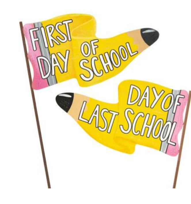 Reversible First/Last Day Flag