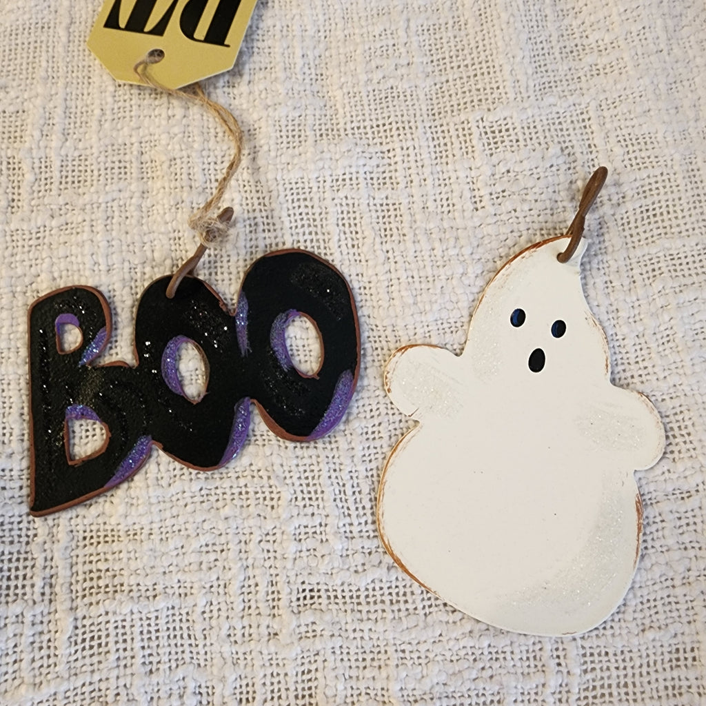 Ghost and Boo Garland Charm Set