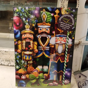 LED Canvas Nutcrackers