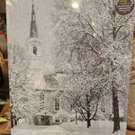 LED Canvas Country Church- Large