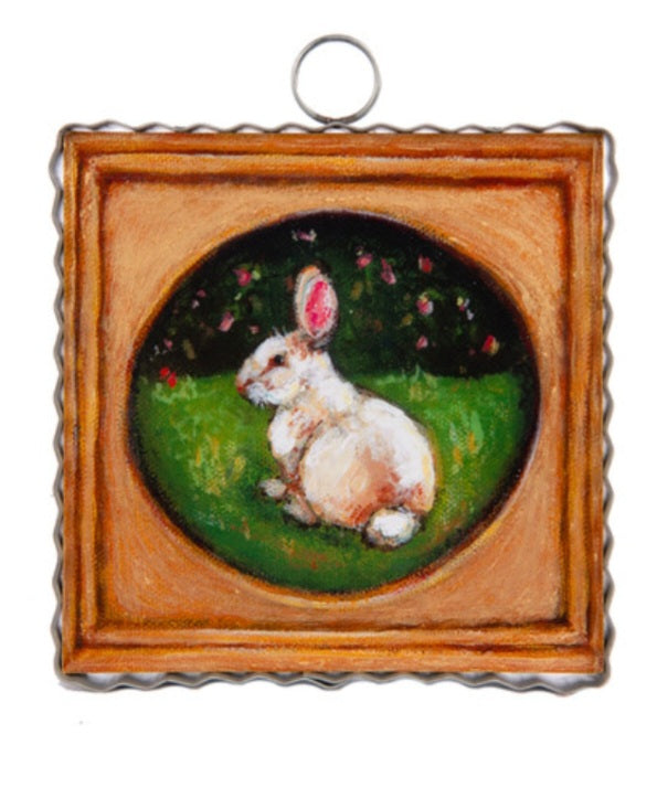 Bunny in Gold Frame