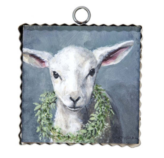 Lamb w/Wreath