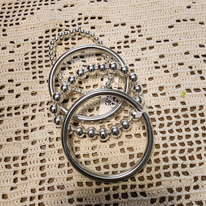AVT34675 Bracelet Set-Silver