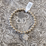 R223763 Silver Heart Prayer Bracelet