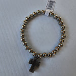 R223764 Silver Cross Prayer Bracelet