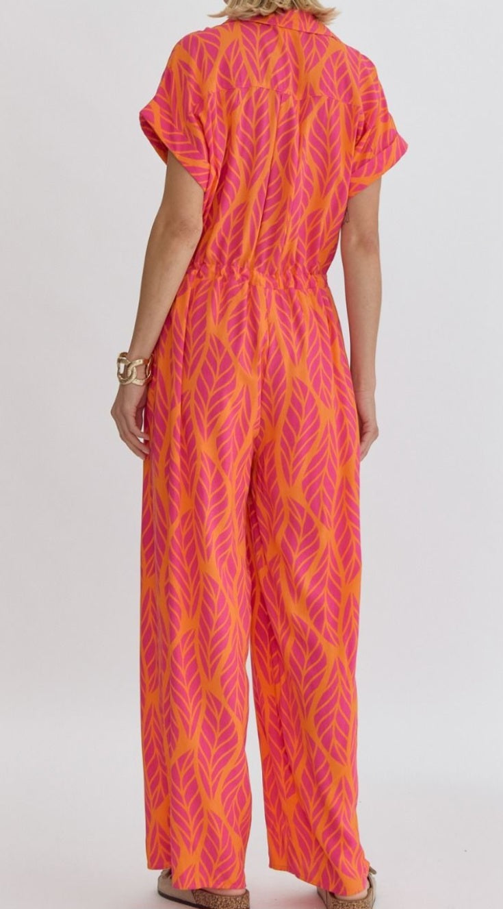 Neon Tropic Jumpsuit