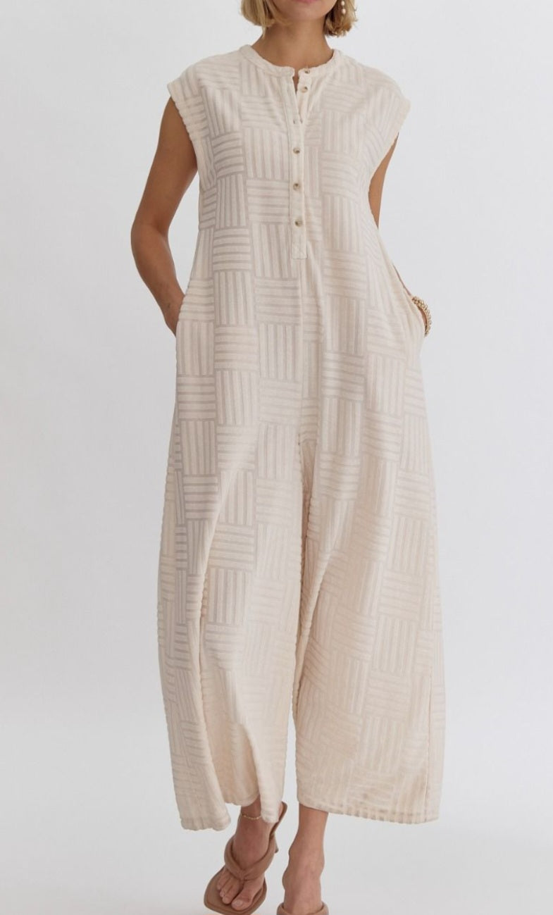 Geo Vanilla Jumpsuit