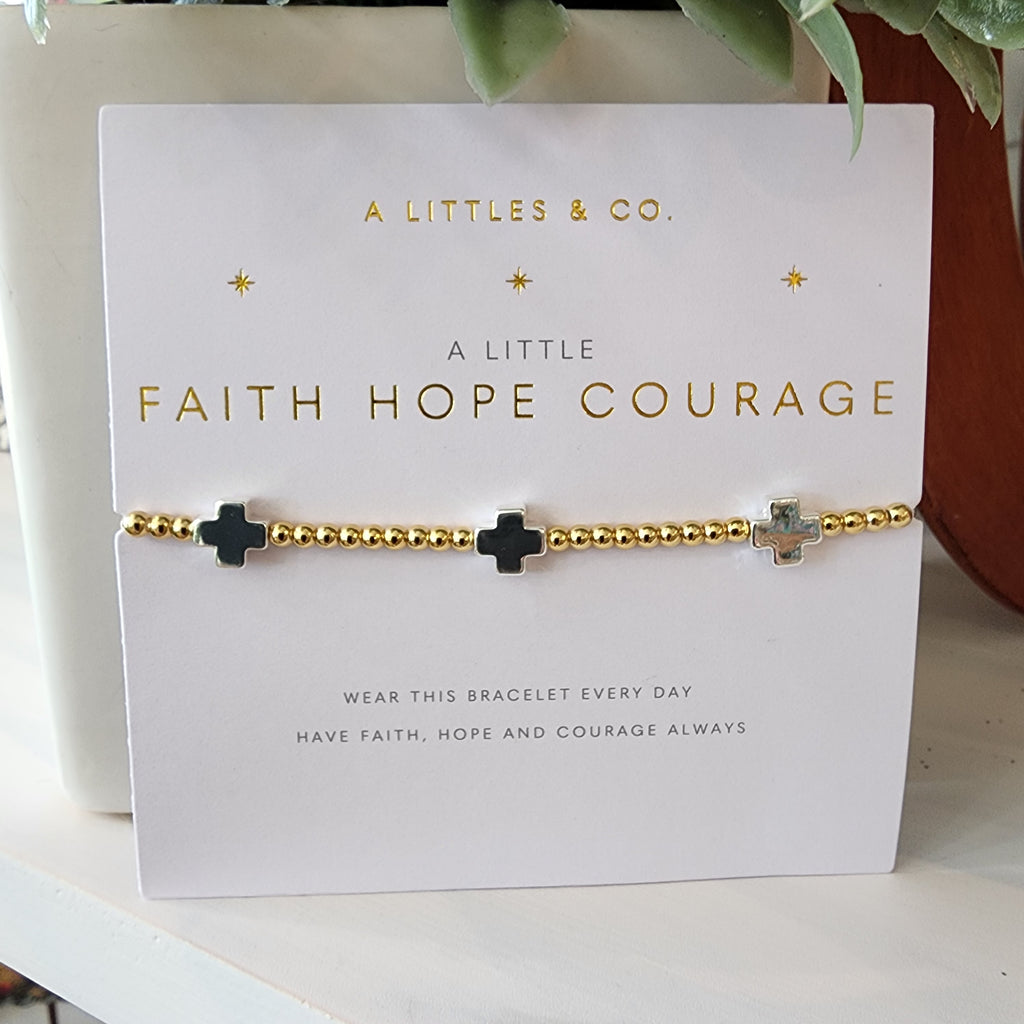 Faith Hope Courage Bracelet