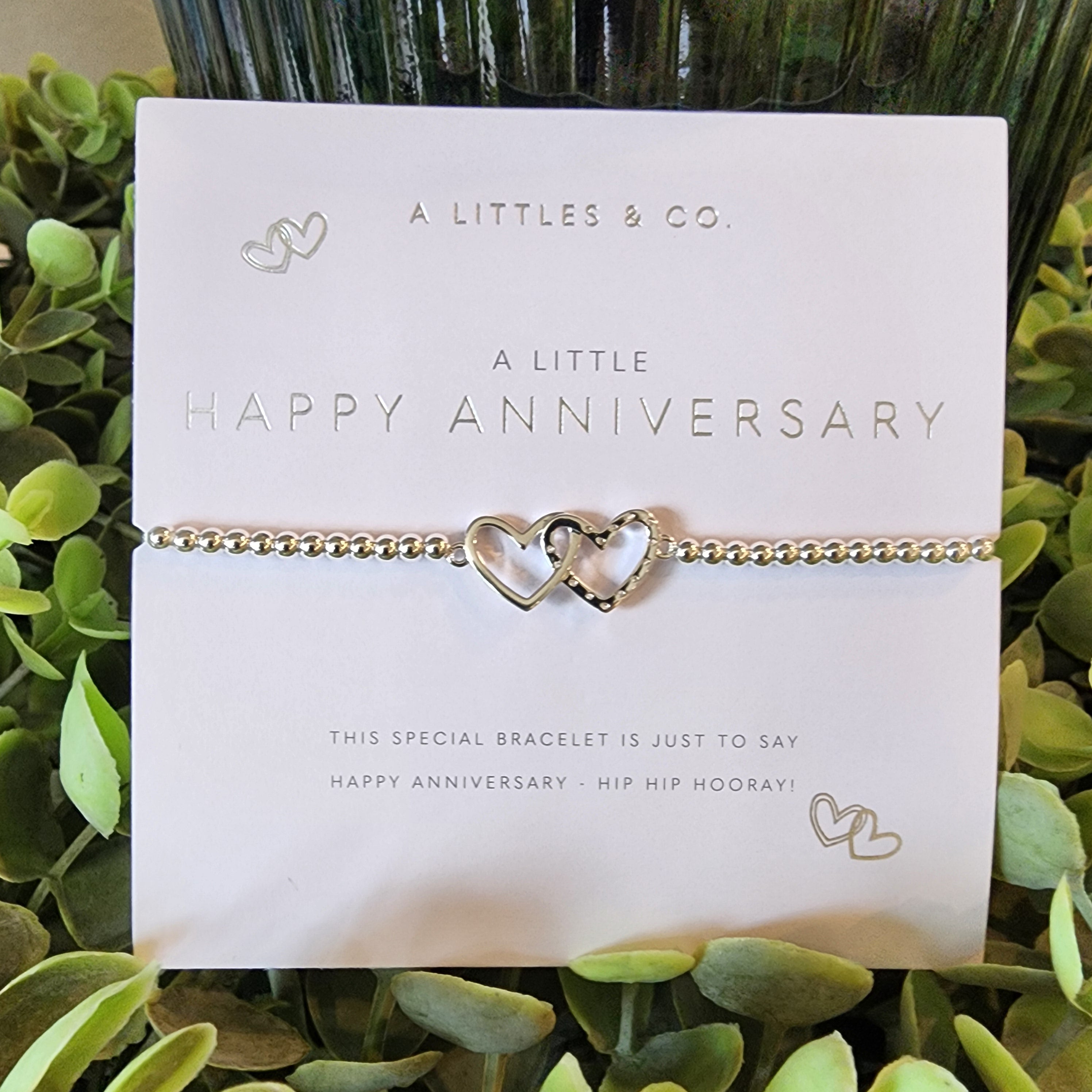 Happy Anniversary Bracelet-Silver