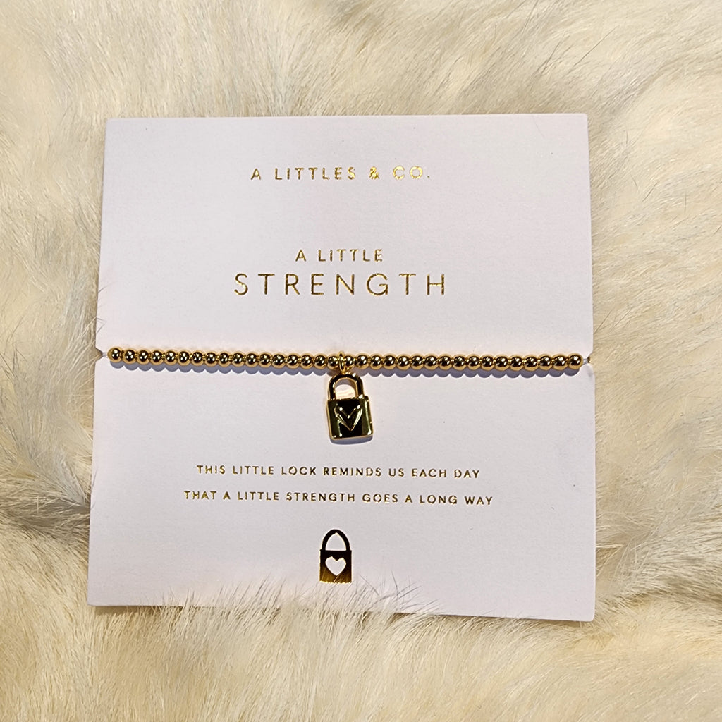 Strength Bracelet-Gold