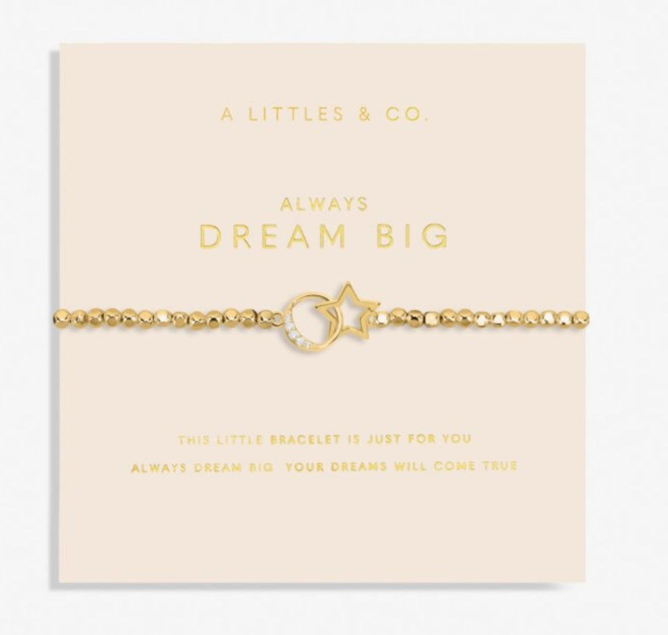 Dream Big Bracelet-Gold