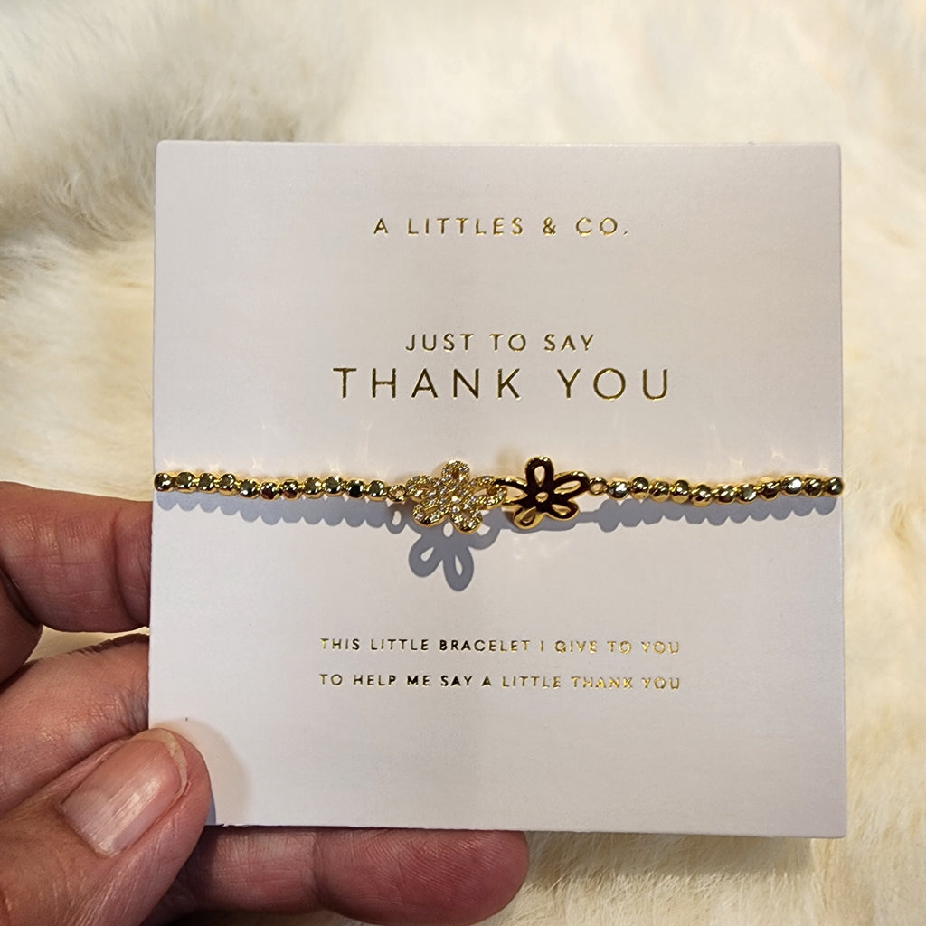 Thank You Bracelet Gold