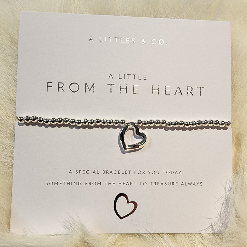 From the Heart Bracelet-Silver