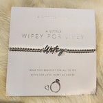 Wifey for Lifey Bracelet-Silver