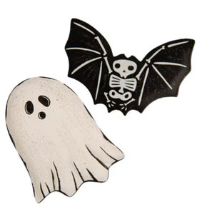 Bat and Ghost Magnet Set