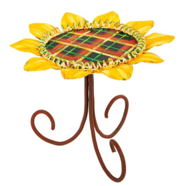 Plaid Sunflower Riser