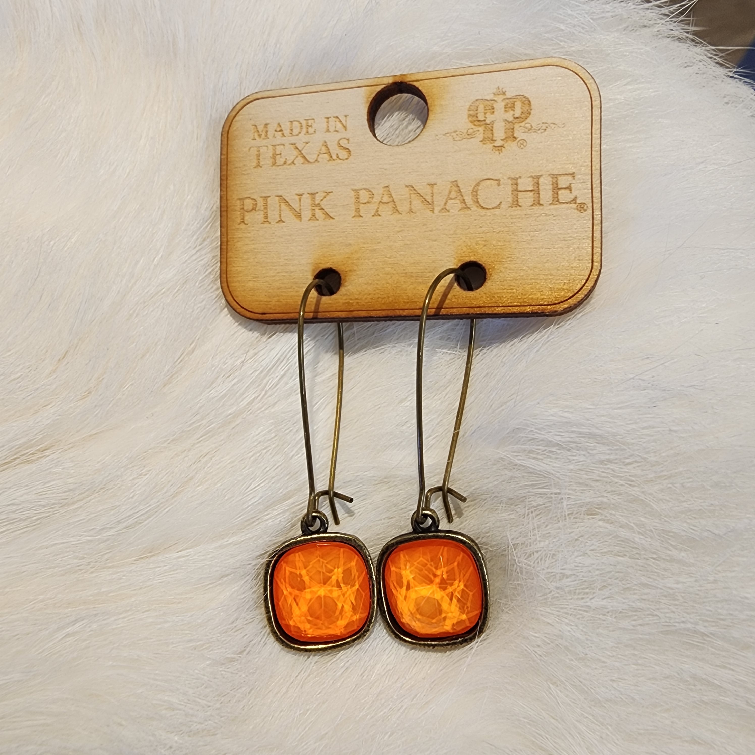 PPE140-Orange Earrings