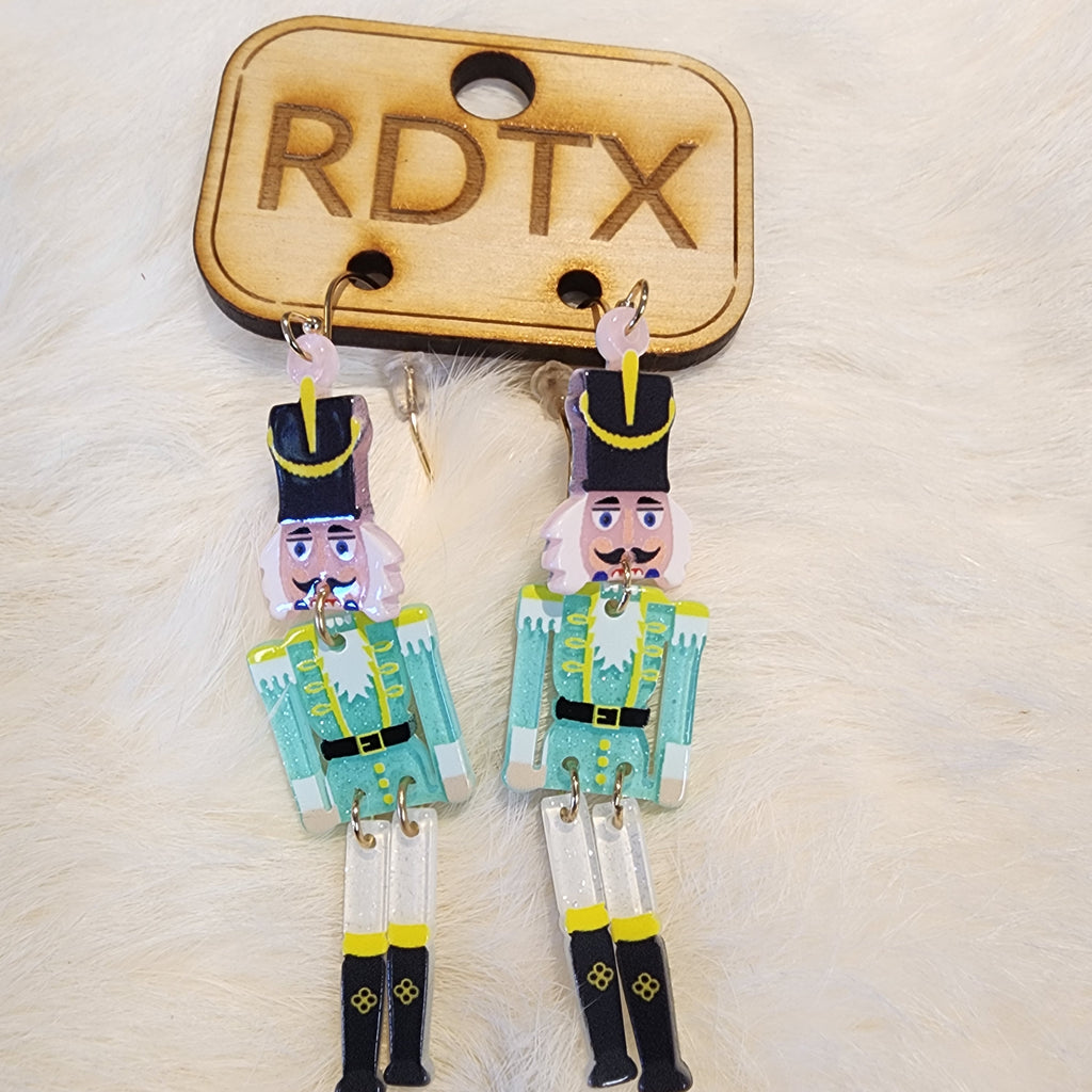 PPNutcracker Earrings Mint