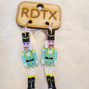 PPNutcracker Earrings Mint