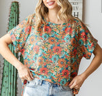 Bountiful Floral Top