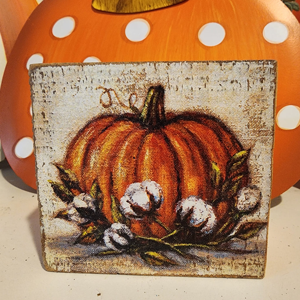 PBK Orange Pumpkin Block