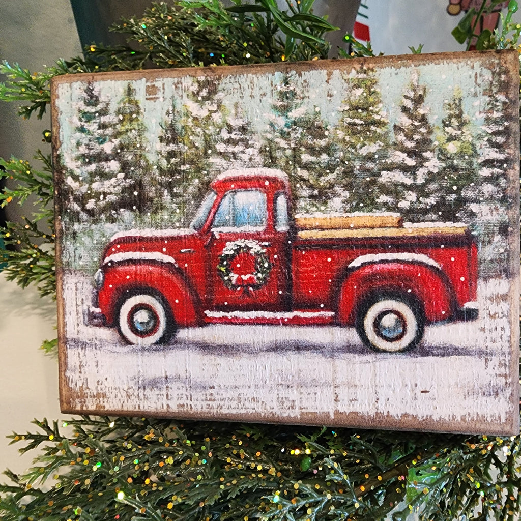 PBK Red Truck Winter