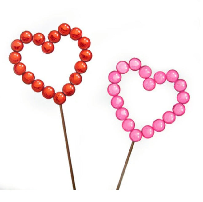 Faux Ball Heart (Each)
