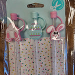 Bunny Trail Straw Toppers