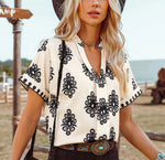 Geo Elegant Top