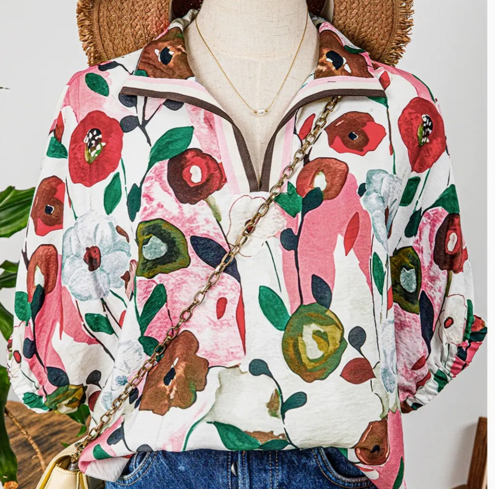 Fall Floral Top