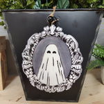 Oval Baroque Ghost Charm