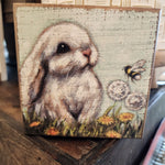 White Bunny Block