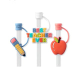 Teacher Life Straw Toppers