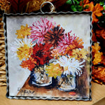 Jars of Zinnias