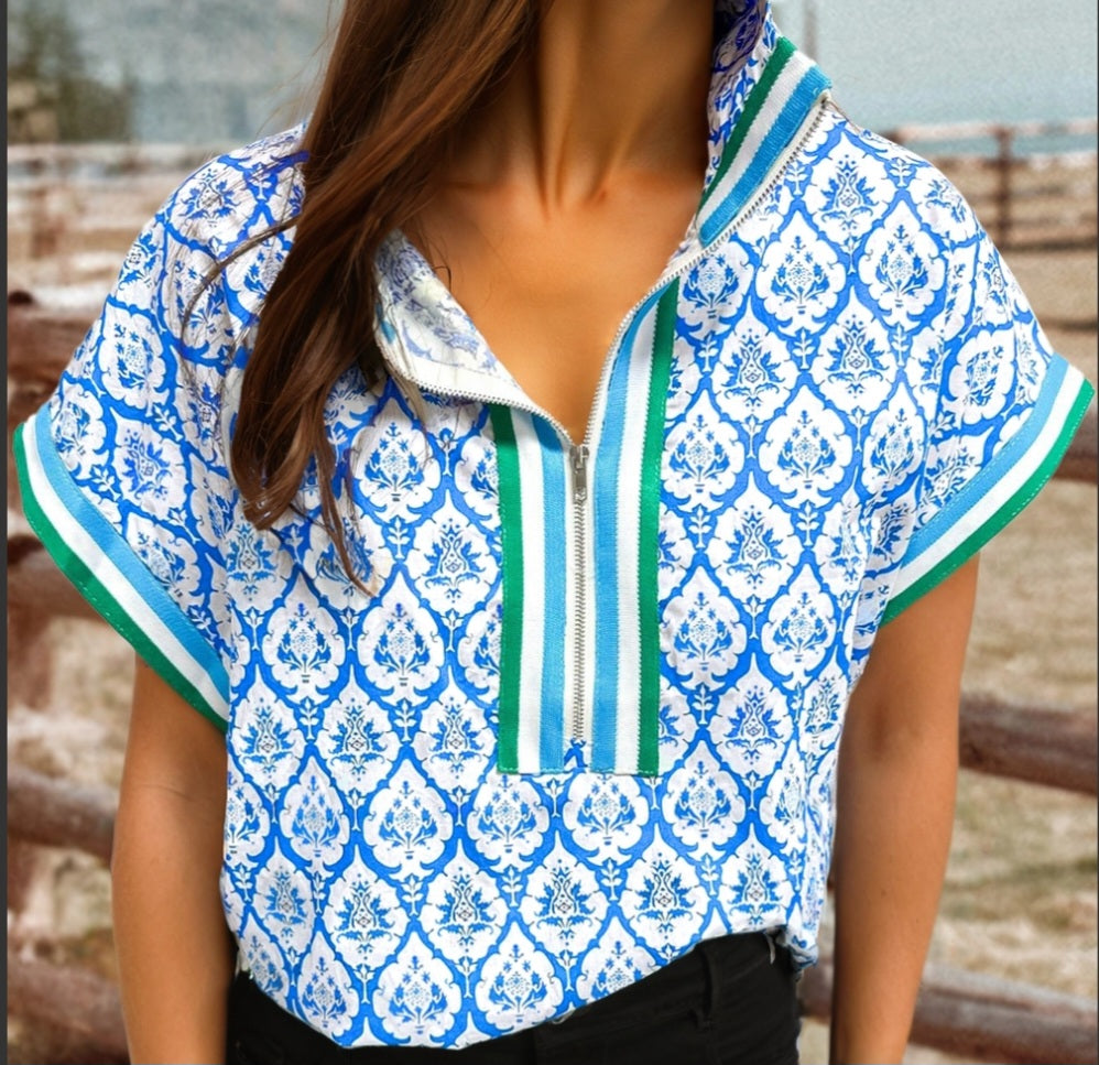 Soho Blue Top