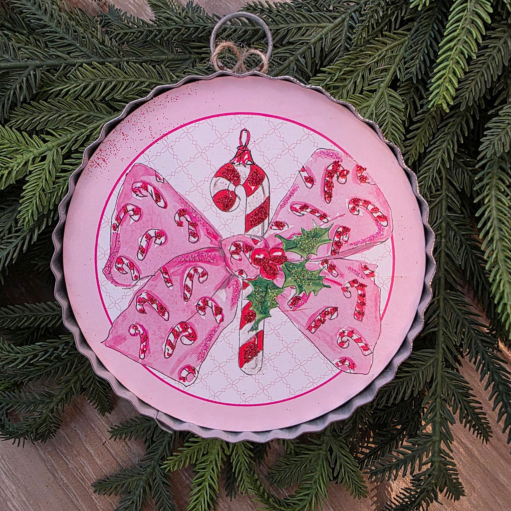 Candy Cane Bow