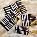 Asymetrical Stripe by Makeup Junkie Bags
