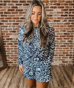 MJ Grey Cheetah PJ Set