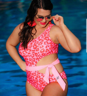 Sunkissed Pink Leopard Swimsuit