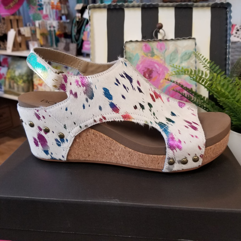 Rainbow Wedge Shoe