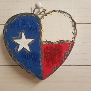 Texas Heart Charm