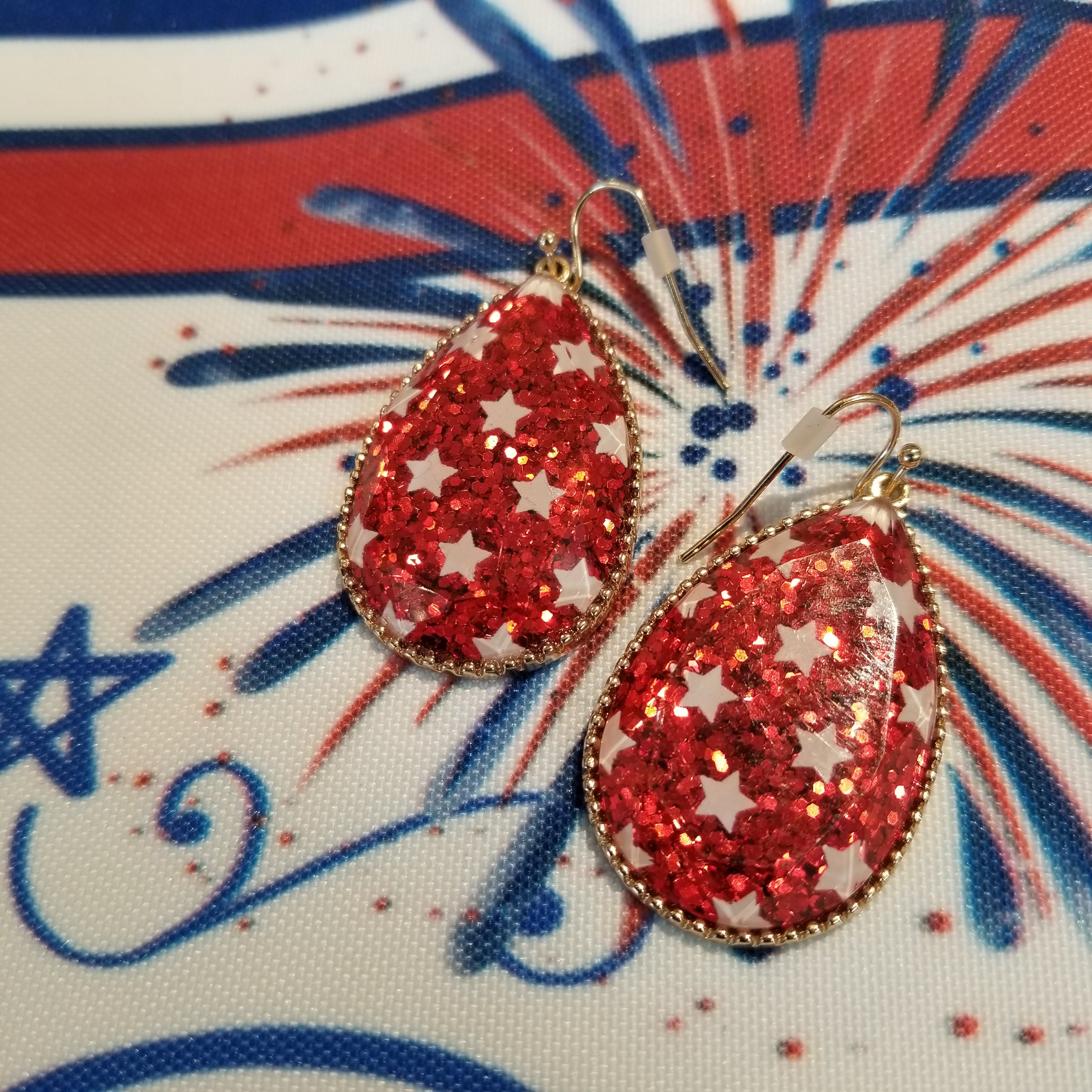 RD0224 Star Spangled Earrings