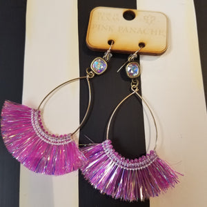 RD0230 Pink Flutter Earrings