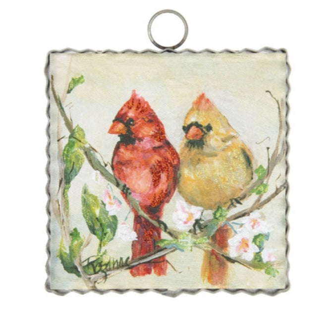 Spring Cardinal Pair