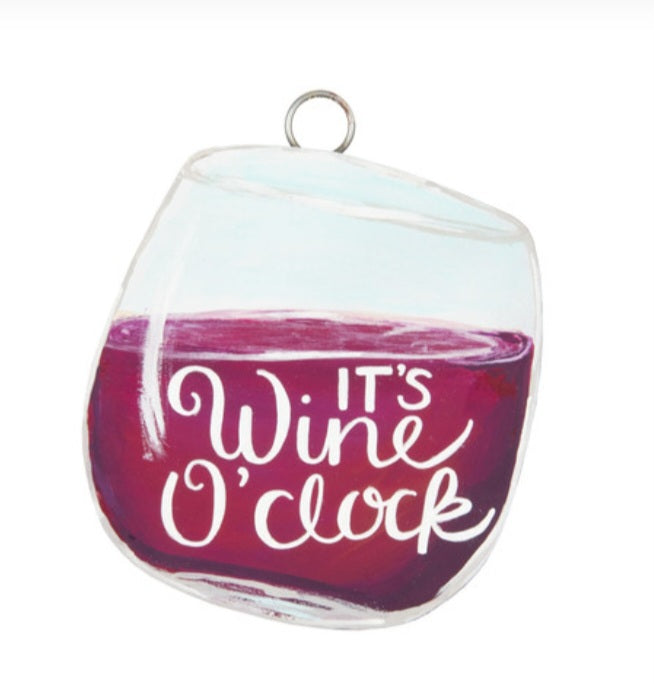 Wine O'Clock Charm