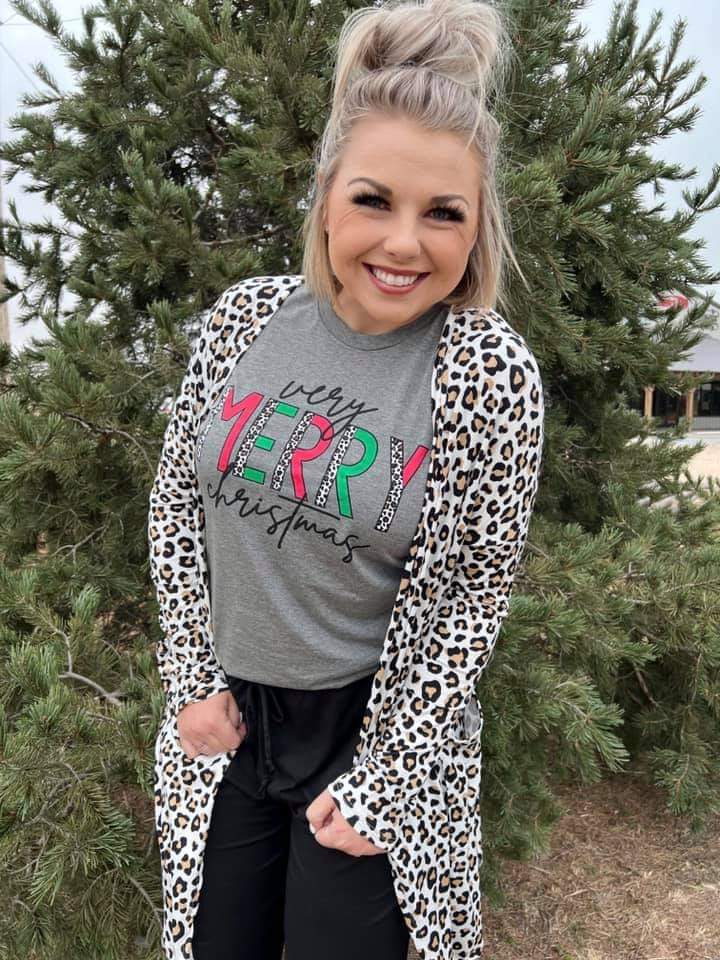 Leopard Print Cardigan